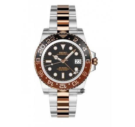Seikomods GMT II Master Rootbeer 40mm