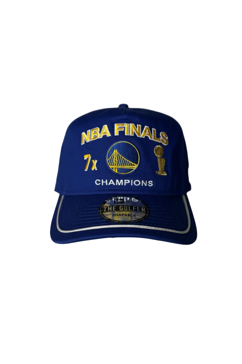 NE Cap The Golfer Snapback "NBA Finals 7X Champions Dark Blue