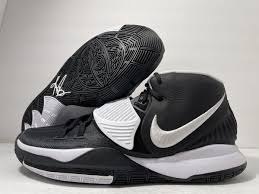 kyrie 6 tb 'black white'