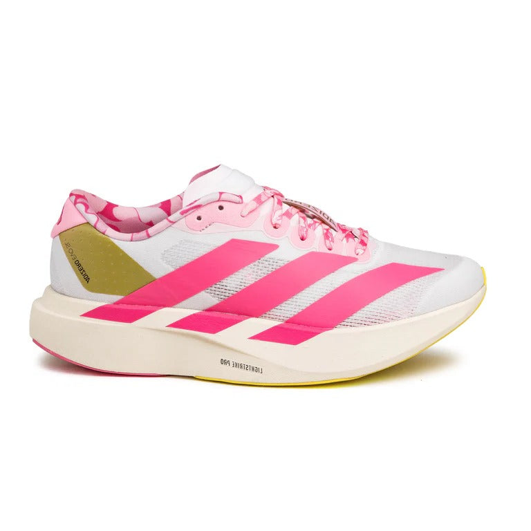 Adizero Evo SL BAPE White / Gold Pink