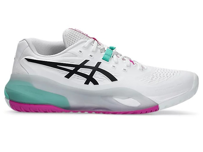 Asics Gel Resolution X White / Aurora Green