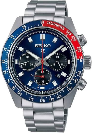 Seiko Prospex Speedtimer Solar Chronograph Pepsi 41.1mm