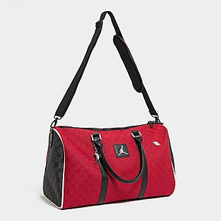 Jordan Monogram Red Black Duffle Bag