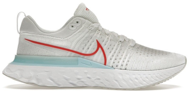 Nike React Infinity Run FK 2' White Chile Red Glacier Ice'