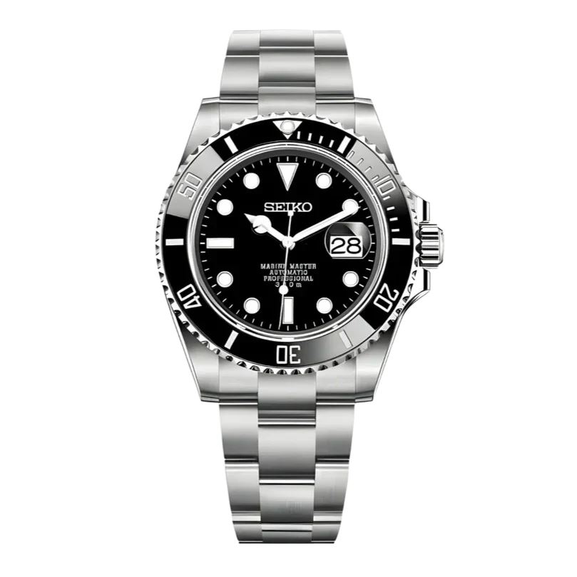 SeikoMods Submariner 'Black Dial'
