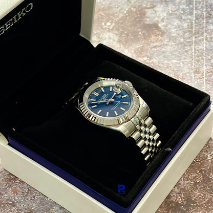 Seiko Mods Datejust 'Blue index Dial'