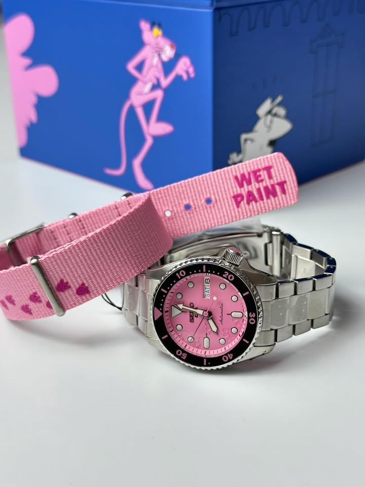 Seiko 5 Sports Pink Panther Limited Edition SRPM07