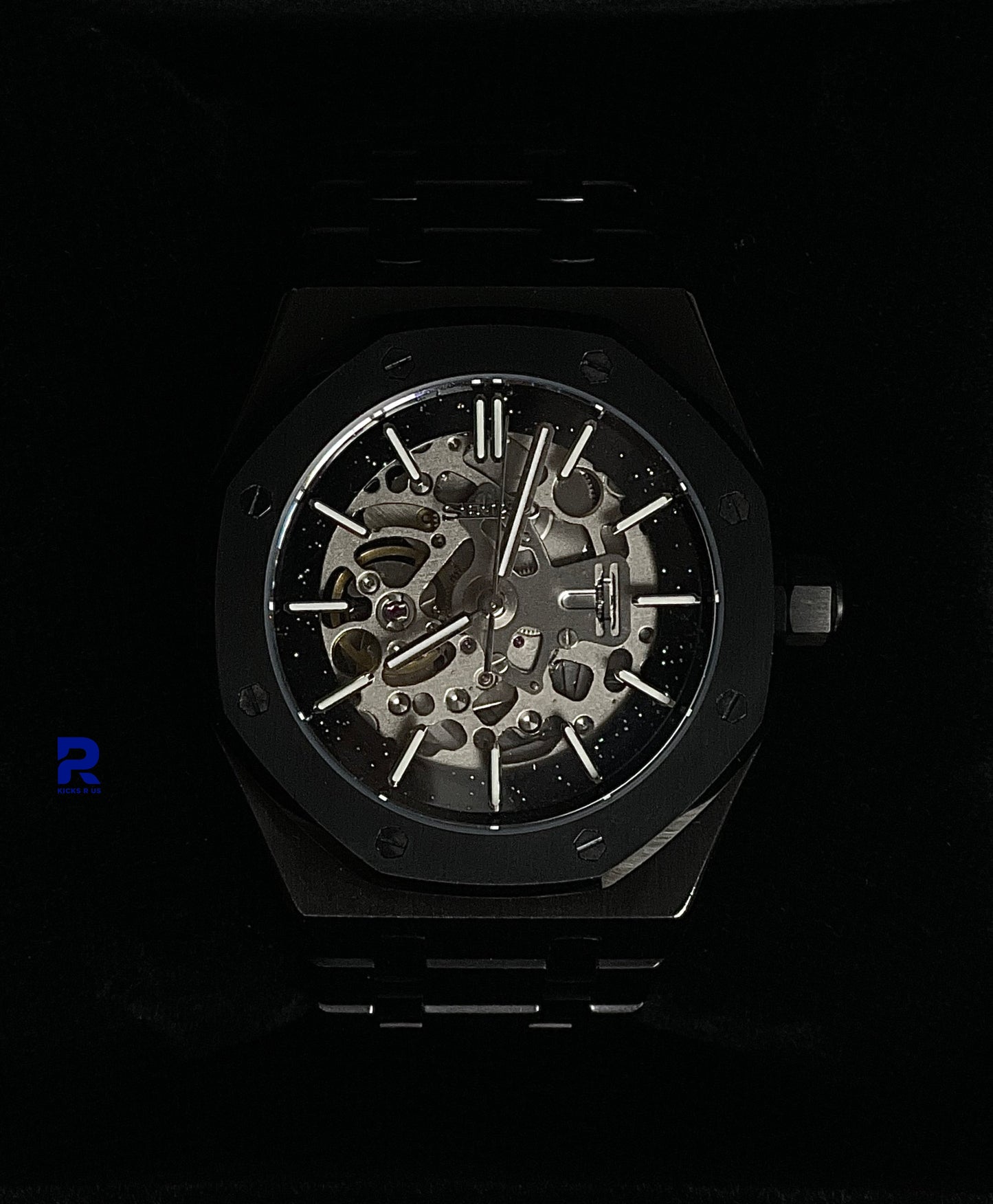 SeikoMods AP Royal Oak 'Black Skeleton'