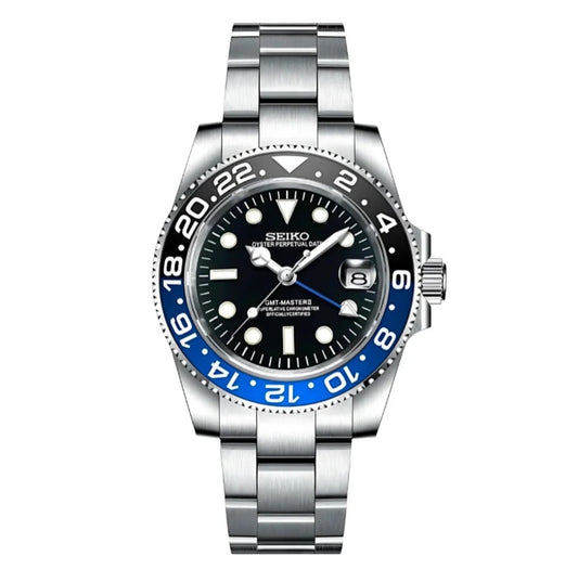 Seikomod GMT II Batman 40mm