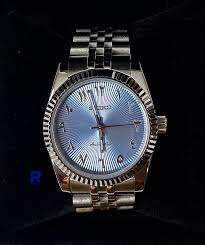 SeikoMods DATEJUST NO DATE FLUTED ARABIC SKYBLUE DIAL