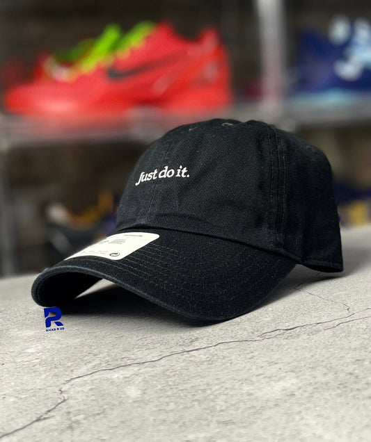 Nike Just do It ' Washed Cap Black/White'