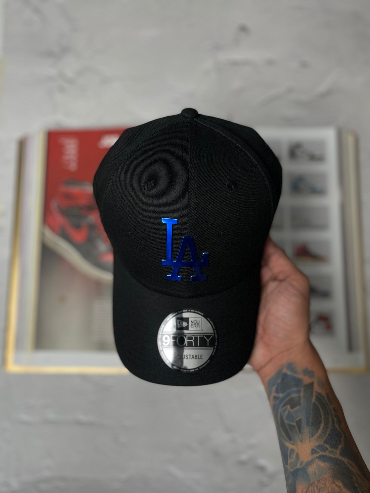 NE MLB CAPS NY BLUE LOGO 9FORTY UNST COLOR BLACK