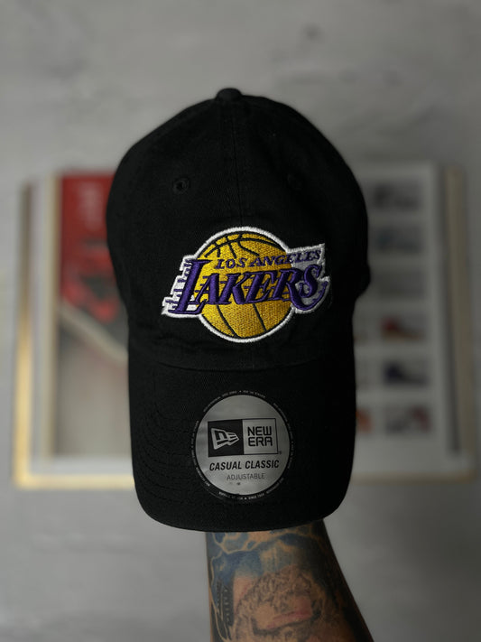 NE NBA CAP CASUAL CLASSIC LOS ANGELES LAKERS LOGO BLACK