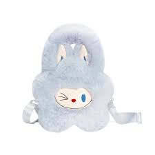 Labubu Plush Flower Bag 'Blue'