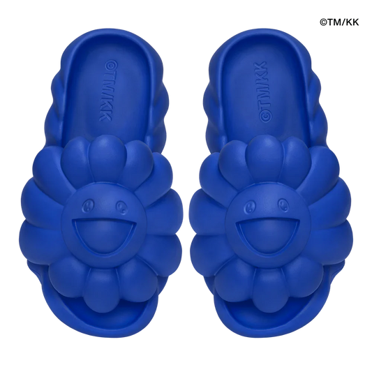 Takashi Murakami Ohana Full-Bloom Slide Lapis Blue