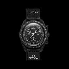 Omega X Swatch Mission To The Moonphase ' BLACK'