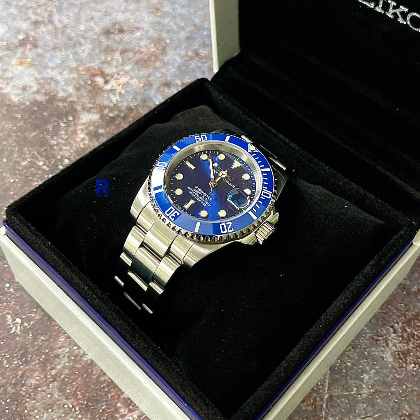 Seiko Mods Submariner ' Smurf'