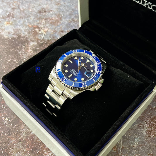Seiko Mods Submariner ' Smurf'