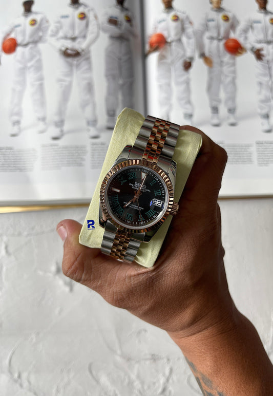 SEIKOMODS DATEJUST TWOTONE ROSEGOLD WIMBLEDON
