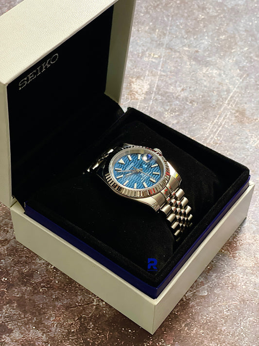 Seikomods Blue Stick Dial
