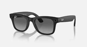 rayban wayfarer rw4006 matte black frame polar gradient lens