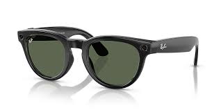 rayban headliner rw4009f shiny black frame green lens