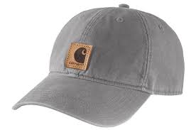 Carhartt Men's Canvas Cap, Carhartt light gray, One Size