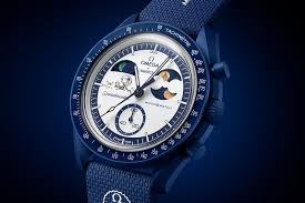 omega x swatch mission to earthphase moonshine gold