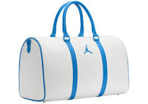 Jordan Monogram white blue Duffle Bag