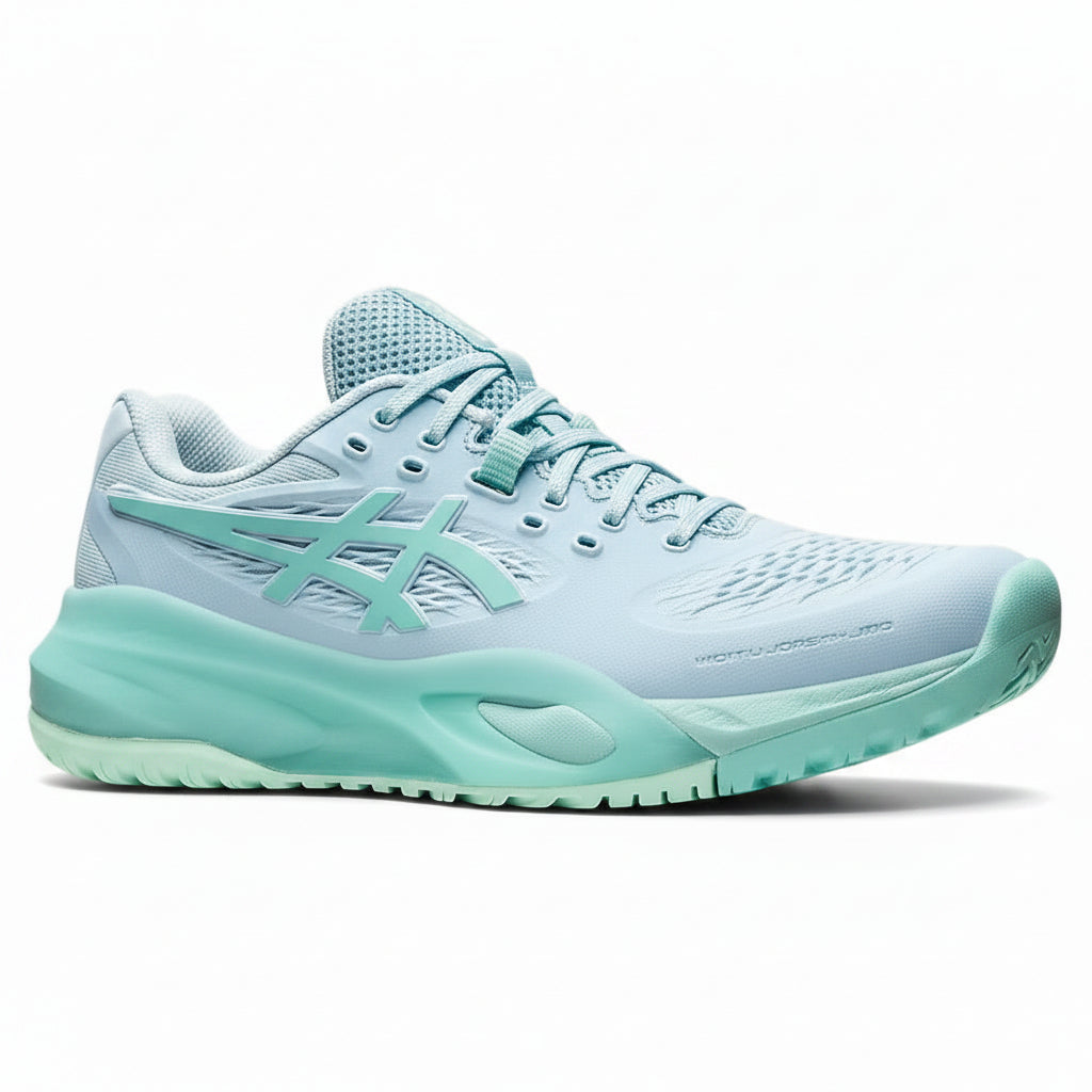 Asics Gel Resolution X Light Blue / Oasis Green