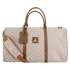 JORDAN Monogram Duffle Bag beige Brown’