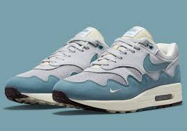 nike airmax 1 patta waves noise aqua (with bracelet)12m