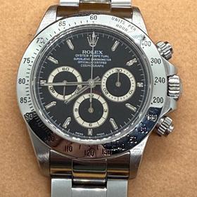 seikomods daytona stainless steel black dial