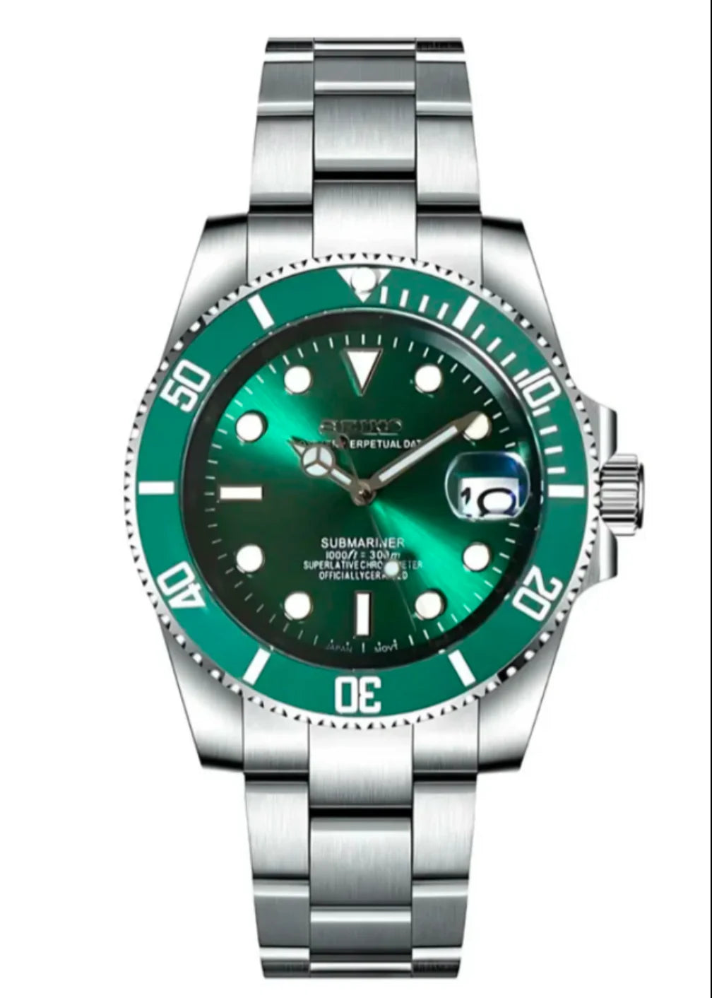Seikomods Submariner Hulk 40mm