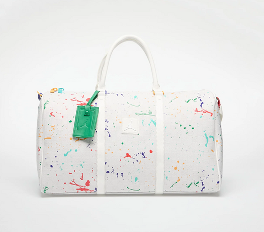 Jordan Monogram Paint Splatter Duffle Bag
