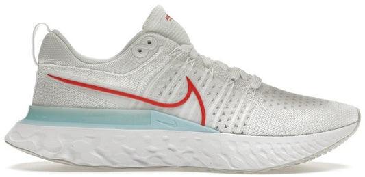 Nike React Infinity Run FK 2' White Chile Red Glacier Ice'