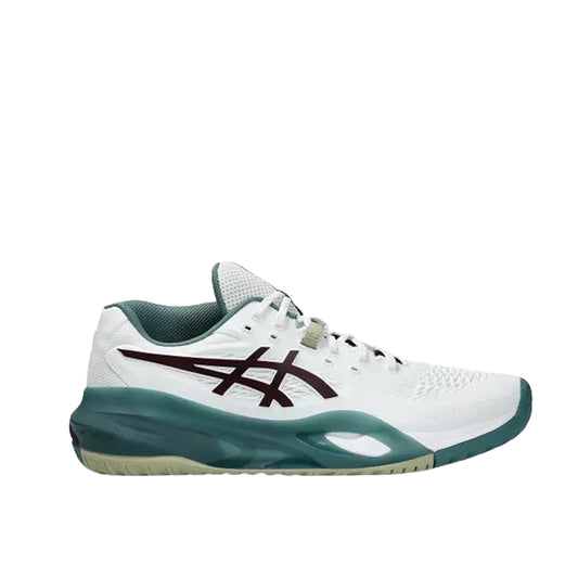 Asics Gel Resolution X White / Dark Aubergine Wide