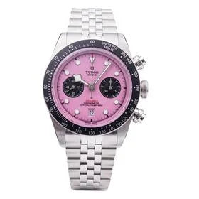 seikomods Tudor Black Bay Chrono Pink